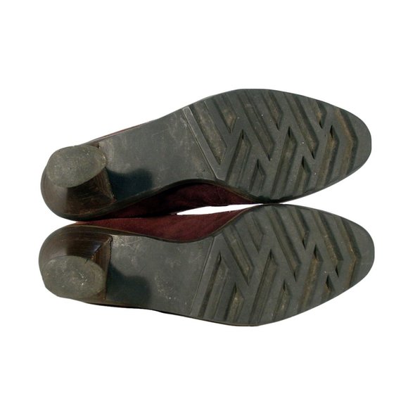 DONNA KARAN Tractor $375 Vintage Steampunk Heeled Lace-Up Booties US 6 unmarked - Picture 6 of 6